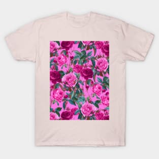 Pink Floral Garden T-Shirt